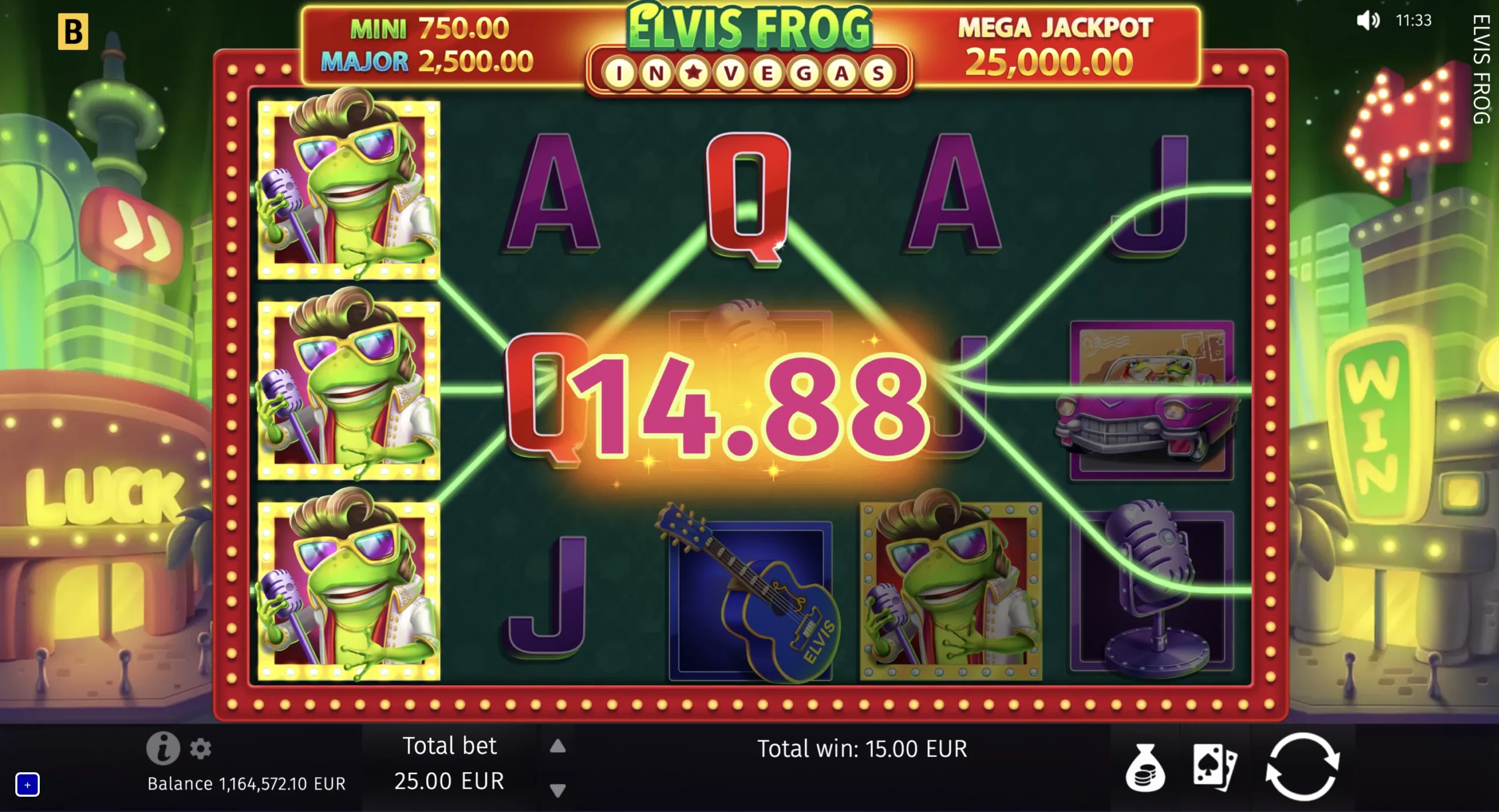 Elvis Frog in Vegas gameplay screenshot 2